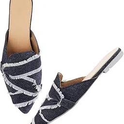 Trending Glamorous Stylish Bellies Soft & Comfortable Flat Mules for Womens and Girls-image-88
