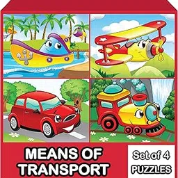 WONDRBOX Kids Puzzles, Means of Transport Jigsaw for Ages 3-5 Years, Set of 4-48 Pcs (Multicolor, Size 30X22 CM)-picture-22