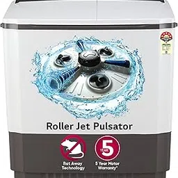 LG 10 kg 5 Star Semi-Automatic Top Load Washing Machine Appliance (P1040RGAZ, Dark Gray, Roller Jet Pulsator)-image-22