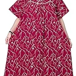 bindass female collection Women’s Plus Size Nighty Maxi – Soft Cotton Maxi Gown 5XL-10XL, Comfortable & Stylish Sleepwear image 1