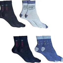 mje Unisex Cotton Ankle Length Casual Socks-picture-16