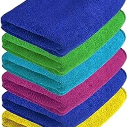 Autofy 350GSM Microfiber Cloth - 40cm x 40cm - Pack of 6 - Double Sided, Lint Free, Super Soft Plush for Car & Bike Cleaning - Sueded Edges for Scratch-Free Cleaning-picture-48