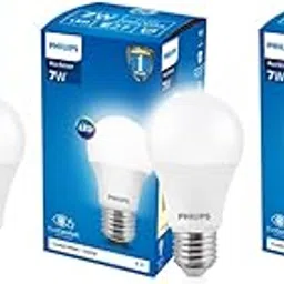 Philips Base E27 7-Watt LED bulb (Crystal White,Pack of 3)-picture-26