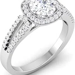 avsar jewellery 14k (585) White Gold Ring for Women-picture-14