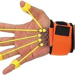 Finger Exerciser, Adjustable Hand Grip Strengthener, Hand Strengthener Finger Resistance Band Guitar Finger Stretcher Hand Yoga Equipment for Forearm, Arthritis, Carpal Tunnel-image-47