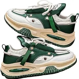 nxtkick Men's Casual Sneaker Shoes Synthetic Upper Lace up Design Soft Cushioned Memory Foam Insole Extra Grip Anti Skid Comfortable Lightweight Durable for Gym, Workout, Walking & Everyday-picture-21