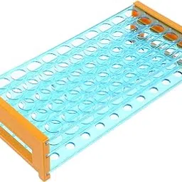 CHILDWEET 50holes Test Tube Rack Plastic Design for Laboratory Use Lightweight and Compact for Research and Education Removable Two Organizer-picture-22