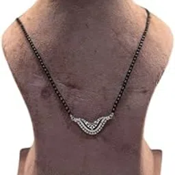 AAYRAA Elite Silver Mangalsutra for Women | 92.5 Sterling Silver | Timeless Minimal Design | Available in 1 to 24 Lengths-image-73