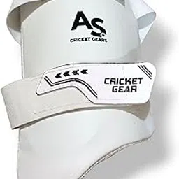 AS Cricket Gears Thigh Guard, High-Density Foam Padding, White, Adjustable Elastic Strap-picture-47