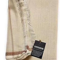 Handloom Bhagalpuri Cotton Chadar-200 TC Soft Silky Giza Cotton Chadar Premium Single Size (52X90 Odhne Wali Chadar/Shawl) for Mild Winters-image-36