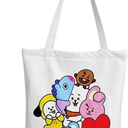 trendoprint Women Multicolor Extra Spacious Cotton Shopping/Grocery Bag, Multi-Purpose Bag, Canvas Bag With 15kgs Capacity Tote Bag-picture-53