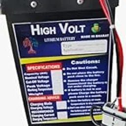 HIGH VOLT Lithium Battery pack 60V 24Ah Lithium-Ion E-Scooter Battery | Fire-Safe, Active Equalizer & Emergency Buzzer | Durable Metal Case | 3-Year Warranty-picture-14