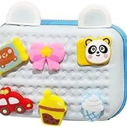 bagin enterprise Kids Cartoon Silicone Crossbody Bag – Waterproof & Shockproof Multipurpose Pouch for Kids Girls and Boys-picture-42
