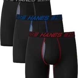 hanes X-Temp Total Support Pouch Boxer Brief, Anti-Chafing, Moisture-Wicking Underwear, Multi-Pack Boxer Briefs (Pack of 3) for Men-picture-35