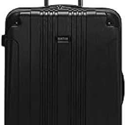 kenneth cole reaction Out of Bounds Hardside Spinner 28" 4-Wheel Checked Luggage, Black-picture-20
