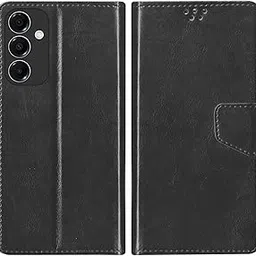 SBMS Flip Cover for Samsung Galaxy A17 5G Back Cover Case with Magnatic Closure | Inbuilt Stand | Card & Money Pocket (Black)-picture-27