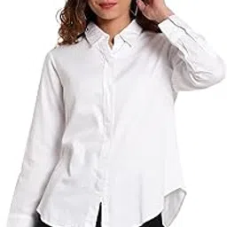 indietoga Women's Solid Slim Fit Cotton Formal Shirts (Small to Plus Sizes 7XL)-picture-30