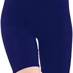 Amkr Fashion Sports Solid Women Blue Cycling Shorts ()_APS-BT-001A Blue 44 1-image-3