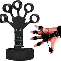 Finger Power Gripper Strength Trainer Hand, Finger & Exerciser for Pain Relief, Muscle & Finger Stretcher-picture-20