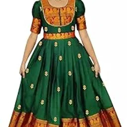 Anarkali Gown for Girls Ethnic Wear Stitched Flared Gown for Girls-picture-49