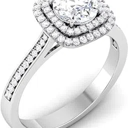 avsar jewellery 14k (585) White Gold Ring for Women-picture-36