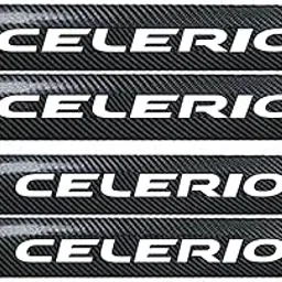 AARDER Self Adhesive 4PCS Anti-Scratch Carbon Fiber Car Door Sill Scuff Guard Protector Stickers for Celerio-image-6