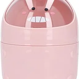 Zerodis Desktop Trash Can, Baby Dinosaur Cute Mini Desktop Trash Large Mouth Detachable Design Nonslip Bottom Plastic Mini Trash Can Trash Can for Office Desktop Coffee (-image-7