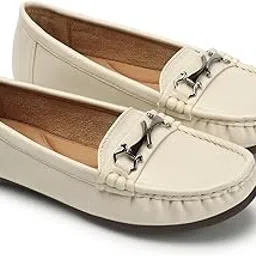 h.m. Women Soft Comfortable Embellished Wedge Flat Loafers-picture-45