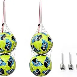 SAW POWER PRO 3BM Ball Carry net White with Football air pin. only Ball Carry nets 2 pcs 3 air pin-picture-15