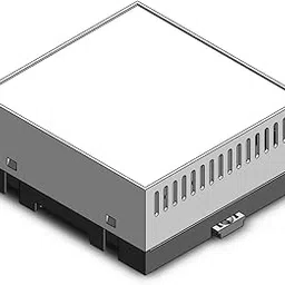 Gaurang Din Rail Enclosure 110*105*48.55mm for Electronic Home Automation PLC Switch box industrial boxes electrical box ABS enclosure Din Rail Enclosure Control Box (CECV-105-01 With Ventilation)-image-16