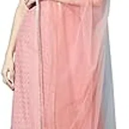 shopping queen Women's Silk Chikankari Kurta Pant with Dupatta-picture-19