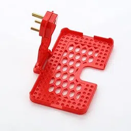 PENTOLE� Multi-Purpose Mobile Charging Stand Holder for Charging, Wall Mount Hanging Mobile Stand Holder, Safe to Use Durable Plastic Mobile Stand (Red)-picture-20