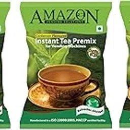 AMAZON 3 In 1 Instant Cardamom Tea Premix (Premix Contains Tea, Milk And Sugar) For Vending Machines 3 Kg - Chai, Powder-picture-26