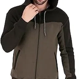 aggybaba 100% Cotton Hoodies for Men | Zipper Hoodies for Men | Hooded Sweatshirt for Men with Zip | Pullover for Men | Hoodie with Zip | Winter wear Hoodies-picture-52