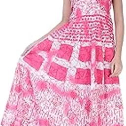 Brand Present Latest Trendy Traditional Long Cotton Designer Middi/Frock Dress for Women (MQ-MD||PATI||RN16__Free Size__) Rani-image-59