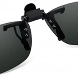 filza glasses Clip-On Polarized Sunglasses Lenses, Unisex, Tinted Grey-picture-36