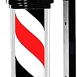 CALANDIS™ Barber Pole LED Light Hair Salon Signage Light for Barbershop Indoor Outdoor black red white | Salon & Spa Supplies | Salon & Spa Equipment image 1