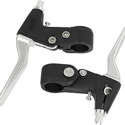 CYBIC Alloy Bicycle Brake Lever Set, Black (Silver)-picture-18
