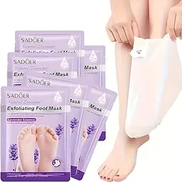 SPMYY Foot Peeling Mask For Dead Skin Removal Natural Exfoliator For Dry Dead Skin,Callus,Peeling Foot Mask Repairs Heels&Removes Cracked Feet&Rough Heels Enjoy Baby Soft Smooth Pack of 1 (levender foot mask)-picture-17
