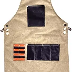 Hair Cut Barber Apron w/Pockets for Barber Hairstylist Brown B|Health & Beauty|Salon & Spa Equipment|Styling Capes & Gowns-image-16