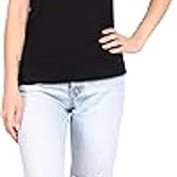 designerbin Women's Polo Neck Pure Cotton T-Shirt-picture-42