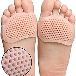 Hirparag Silicone Gel Half Toe Sleeve Anti-Skid Forefoot Soft Pads For Pain Relief Heel Front Socks Silicone Heel Protector Foot Gel Socks For Repair Dry Cracked Skins, 1 Pair Set, (Regular Size)-image-37