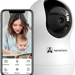 ApnaCam 4MP CCTV Camera Z11 Full HD Smart 2K Wi-fi | 360˚ Pan & Tilt | Motion Detection | 2 Way Audio | Night Vision Camera | Support SD Card (Up to 256 GB) | Alexa & Google Home | IR Distance 10Mtr-image-1