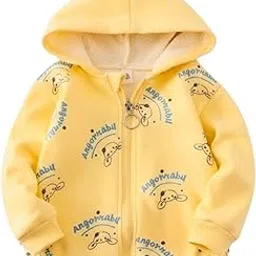 mahi fashion Kids Winter Hoodie Jacket, Zip-Up Front Open Full-Sleeves Sweatshirt for Kids Boys & Girls-picture-14