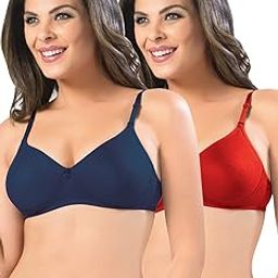sonari Women's Non-Padded T-Shirt Bra | Wire-Free, Medium Coverage, Comfortable Polyester-Cotton Blend Fabric | Adjustable Straps, Ideal for Sports Catwalk-picture-0
