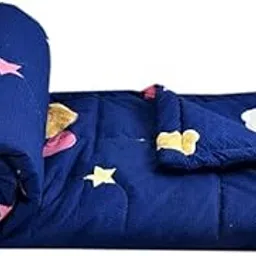 SLEWINO Kids Comforter with Cute Cartoon Prints – Ultrasoft, Lightweight & Cozy Bedding Blanket for Boys & Girls Season Comforter with Fun Designs for Bedroom (Unicorn Star Blue)-picture-17