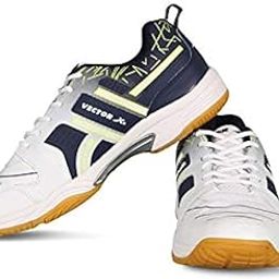 vector x CS-2000 Unisex Tennis Badminton Court Shoes for Men Women Boys|Synthetic Leather+Mesh Upper, EVA Midsole, Crepe Rubber Sole|Lightweight Indoor Outdoor Sports Footwear sneakers (White, Size-8)-picture-12