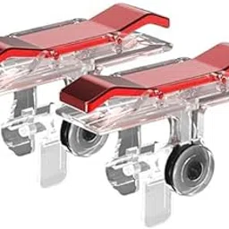 Gaming Controller Trigger Aim Key L1 R1 Shooting Fit for Call of Duty COD, PUBG, Knives Out, for Survival Rules, for Survivor Royale, for Critical Ops, etc. (Red Metal)-picture-49