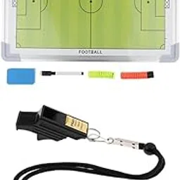 CALANDIS Soccer Coaching Board Football Train Clipboard and Coaches Whistle | Training Aids | Soccer-image-87