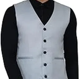 veera paridhaan Men's Solid Waistcoat-picture-39
